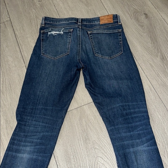 Lucky Brand Ava Crop Distressed Blue Jeans size 4 - Picture 10 of 11
